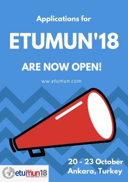 Applications for ETUMUN'18 are Now Open!